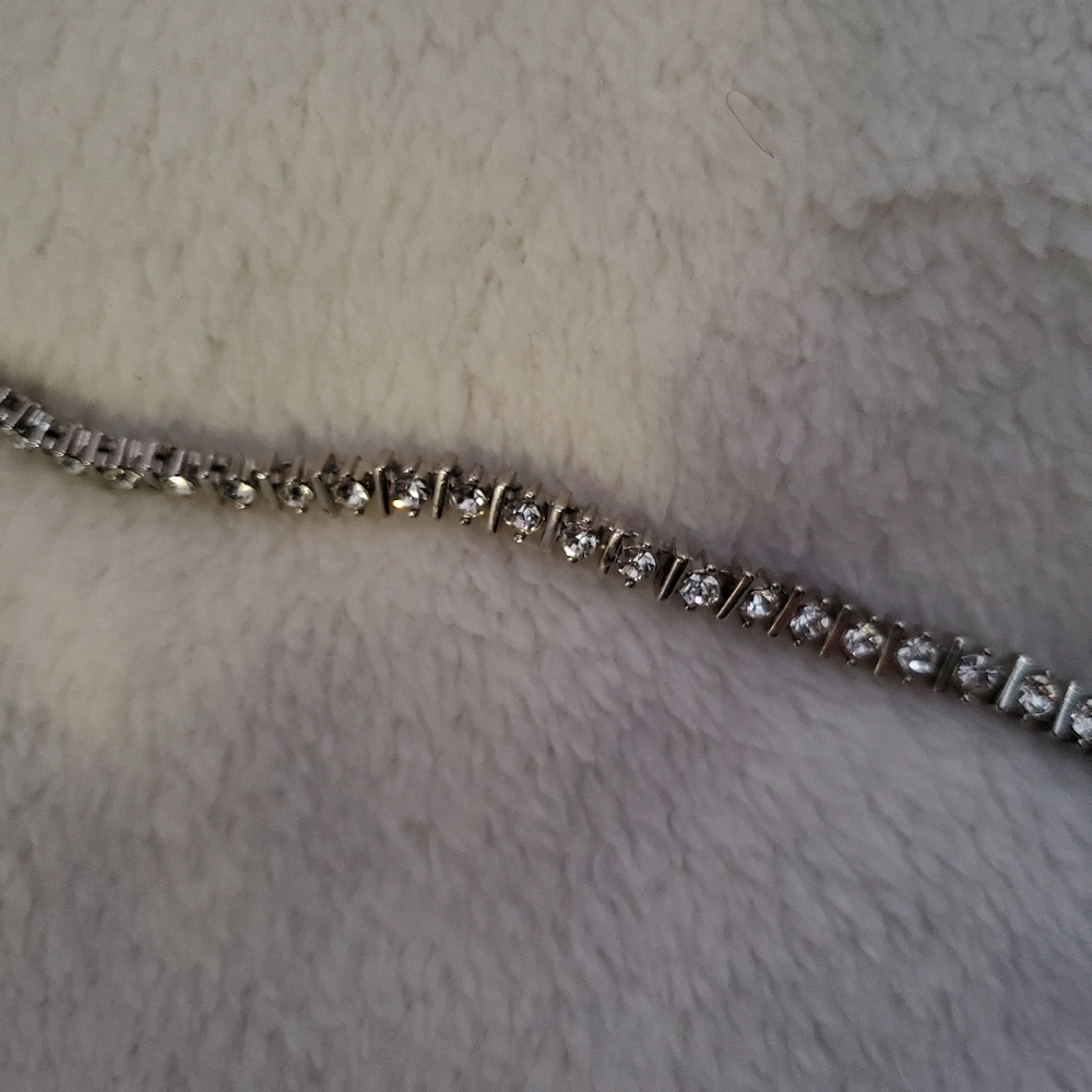 2/$20 Tennis bracelet with clear stones